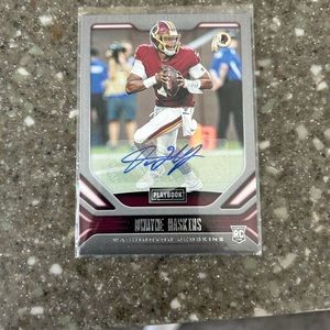 Dwayne Haskins rookie signature card